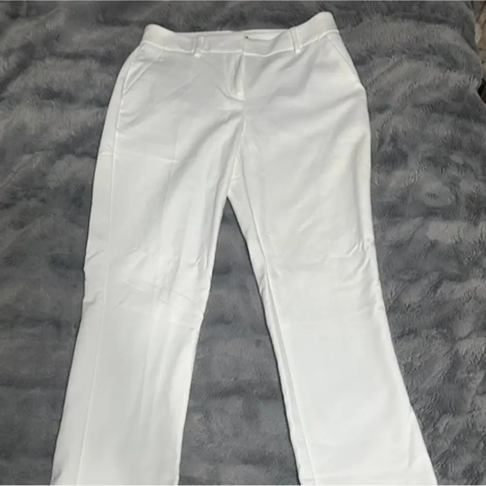 Express Columnist White Dress Pants Size 0R - Picture 1 of 3